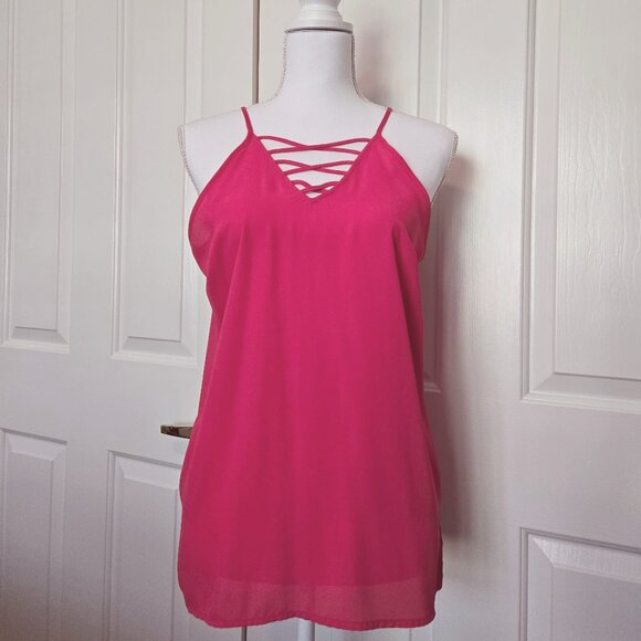 WOMEN'S NEW YORK & COMPANY PINK BLOUSE SIZE XS NWT - Picture 1 of 10